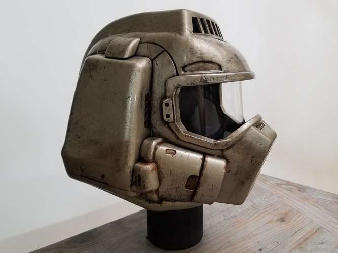Classic Doom Guy Helmet 3D Print 226554
