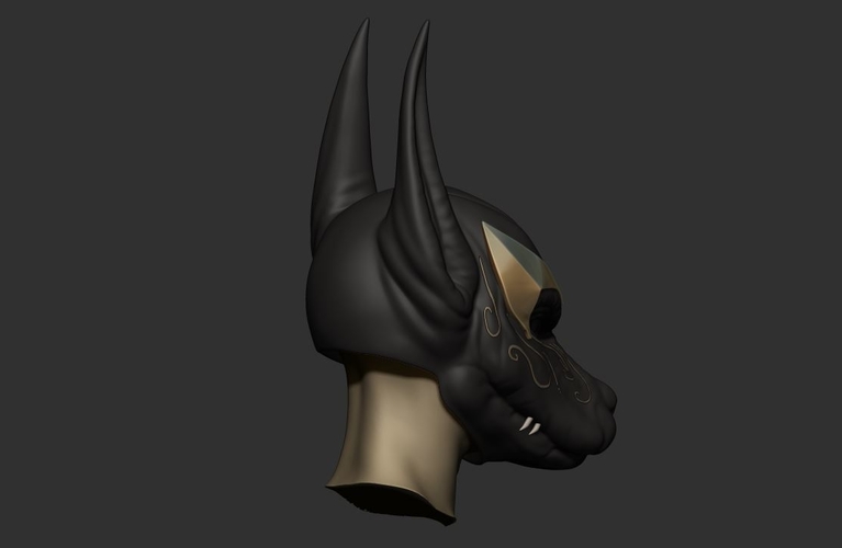 Anubis Helmet For Cosplay 3D Print 226601
