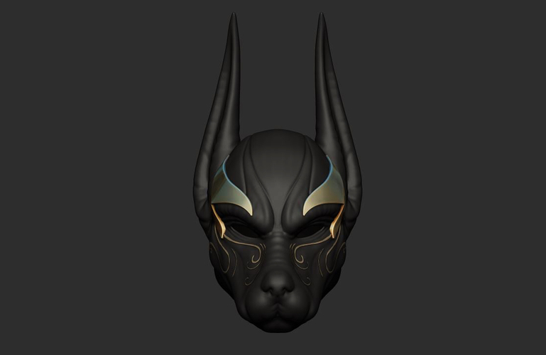 3D Printed Anubis Helmet For Cosplay by Bstar3Dprint | Pinshape