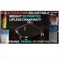 ADJUSTABLE DEPTH BOLTED LIPLESS CRANKBAIT 2 INCH - Thumbnail 1