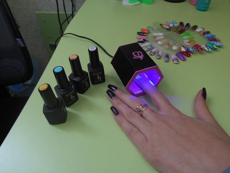 UV LED nail lamp.