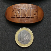 ANE Personalized Oval Hair Barrete 40-50 - Thumbnail 2