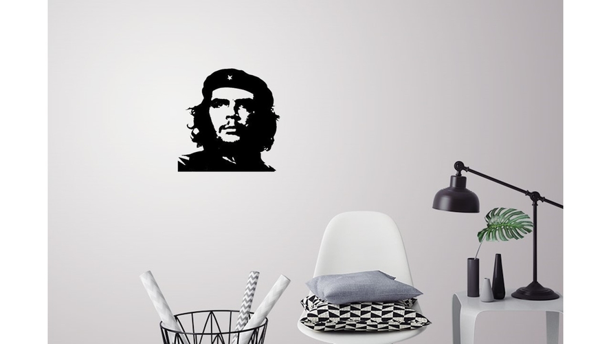 Che Guevara silhouette wall art 3D Print 226723