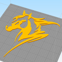 Horse head wall decoration - Thumbnail 1