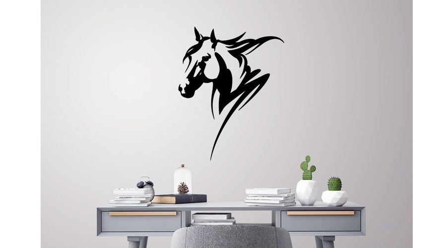 Horse head wall decoration 3D Print 226725
