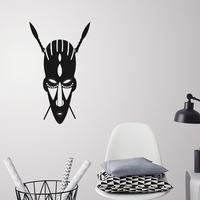 African mask wall decoration - Thumbnail 2