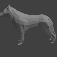 Practice 3D. P8. LowPolyDog - Thumbnail 2
