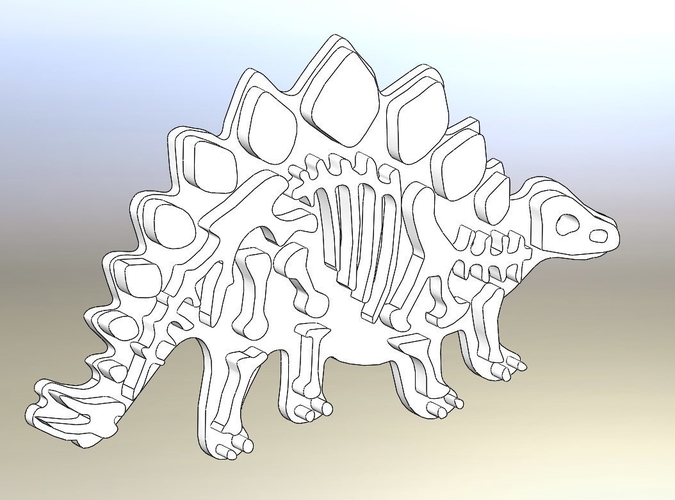 Dinosaurs-Bronezavr-stamp-Cookie cutters-100mm (Free) 3D Print 226769