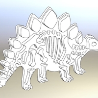 Dinosaurs-Bronezavr-stamp-Cookie cutters-100mm (Free) - Thumbnail 5
