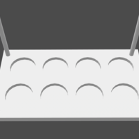 Test Tube holder for 3cm x 10 cm test tubes - Thumbnail 2