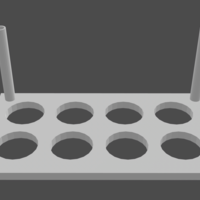Test Tube holder for 3cm x 10 cm test tubes - Thumbnail 3