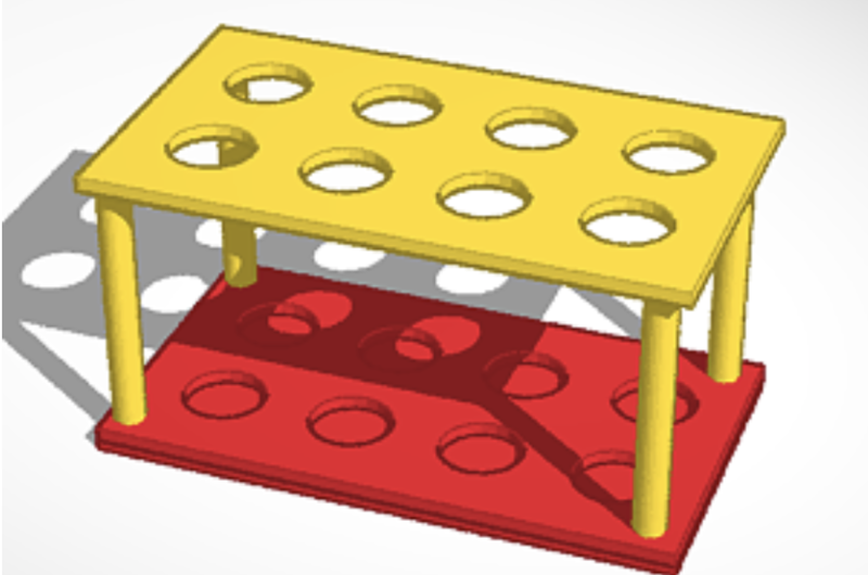Test Tube holder for 3cm x 10 cm test tubes
