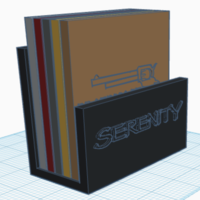Small Firefly / Serenity coaster holder set with 5 coasters 3D Printing 226855