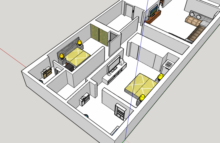 house interior( multistory rooms) 3D Print 226936