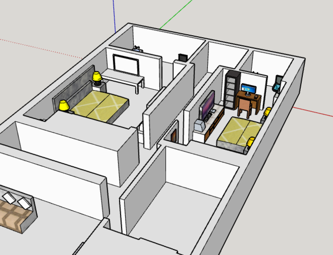 house interior( multistory rooms) 3D Print 226937