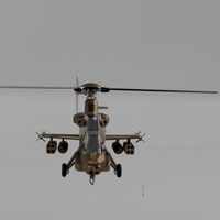 Small Rooivalk Attach helicopter 3D Printing 226971