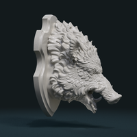 Wild Boar Mounted Head - Thumbnail 18