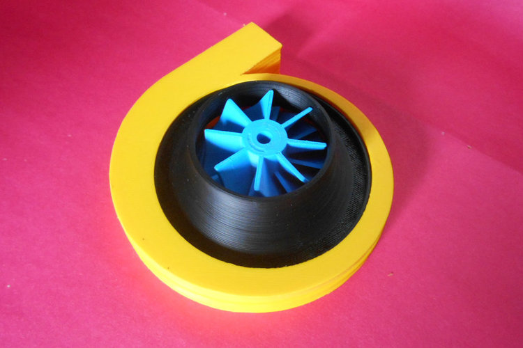 centrifugal compressor 3D Print 22703