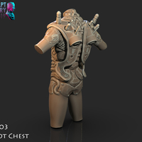 Scifi Robot Torso - Thumbnail 4