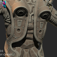 Scifi Robot Torso - Thumbnail 10