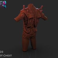 Scifi Robot Torso - Thumbnail 12