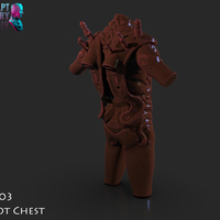 Scifi Robot Torso - Thumbnail 13
