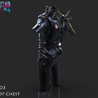 Scifi Robot Torso - Thumbnail 15