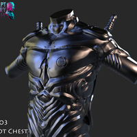 Scifi Robot Torso - Thumbnail 17