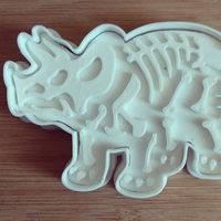 Dinosaurs- Trirog stamp-Cookie cutters-100mm (Free) - Thumbnail 6