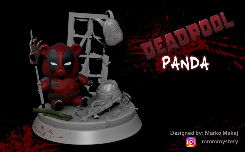 Deadpool panda 3D Print 227110