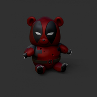 Small Deadpool panda 3D Printing 227111