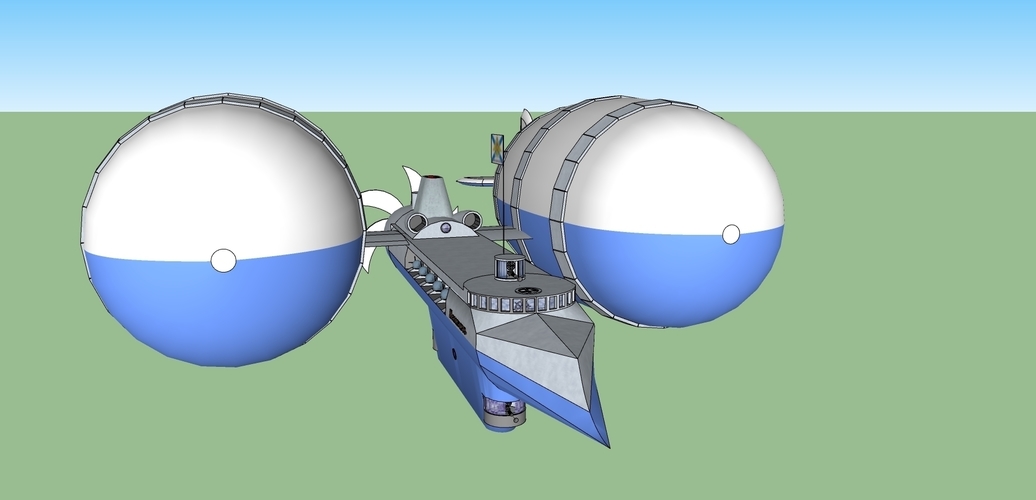 model of the military balloon "Pelican" 3D Print 227119