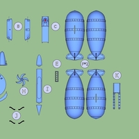 model of the military balloon "Pelican" - Thumbnail 6