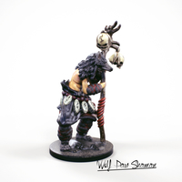32mm Miniature Wolf Paw Shaman - Thumbnail 1