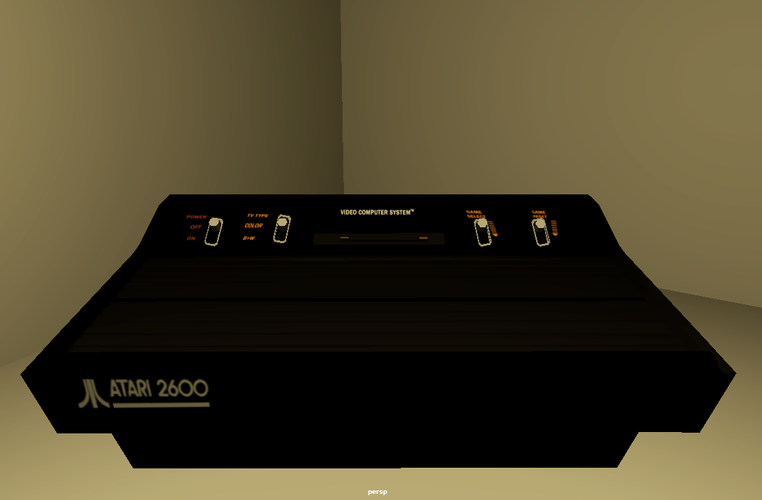 Atari "Vader" ASC - Low Poly* test - see desc 3D Print 227163