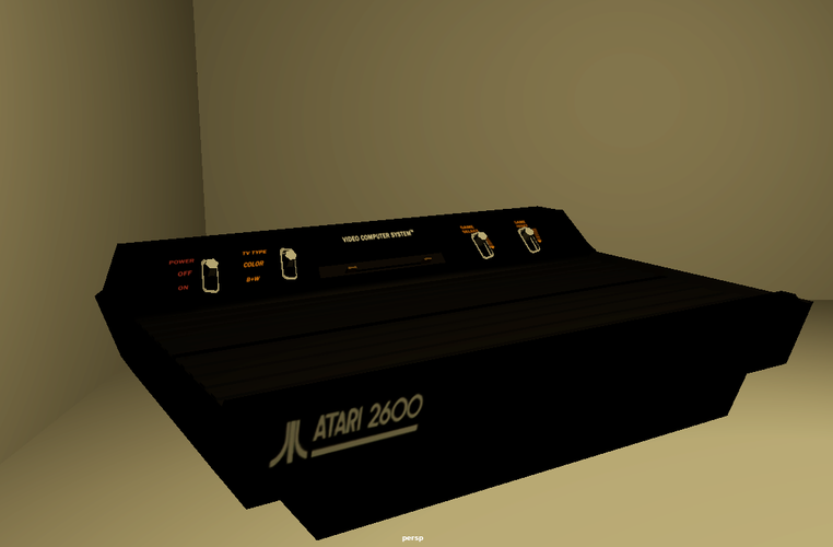 Atari "Vader" ASC - Low Poly* test - see desc 3D Print 227165
