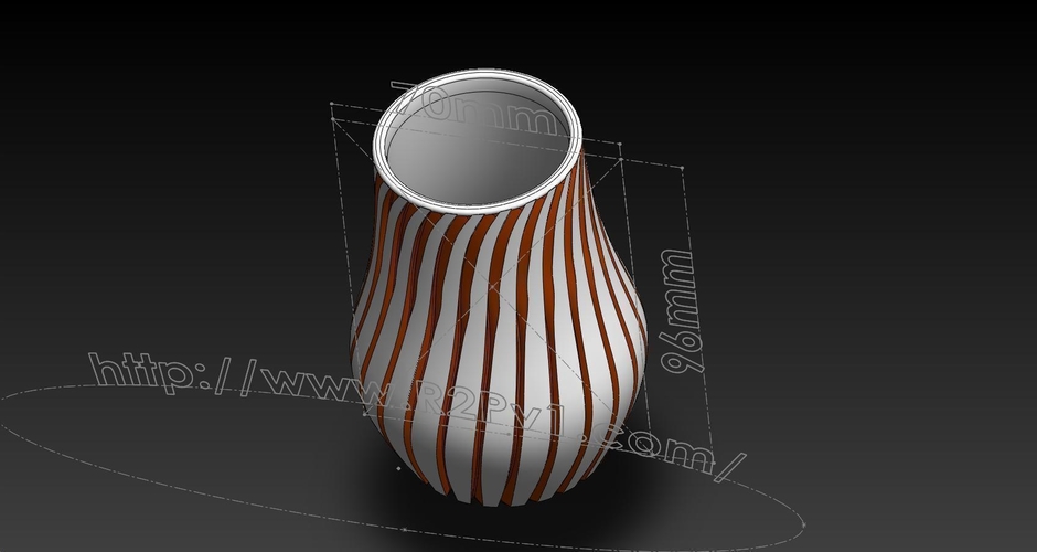 Vase #442 and Vase #443 3D Print 227243