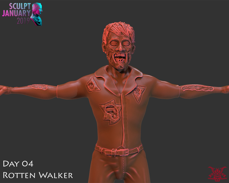 Zombie Inspired by The Walking Dead