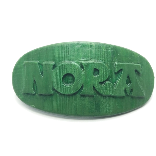 NORA Personalized Oval Hair Barrete 60-76 3D Print 227292
