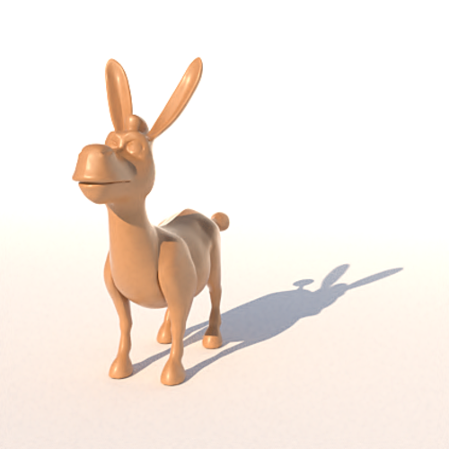 3D Printed burro shrek by 3Diego.h