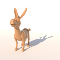Small burro shrek 3D Printing 227309
