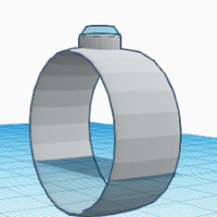 Small diamond ring  3D Printing 227314