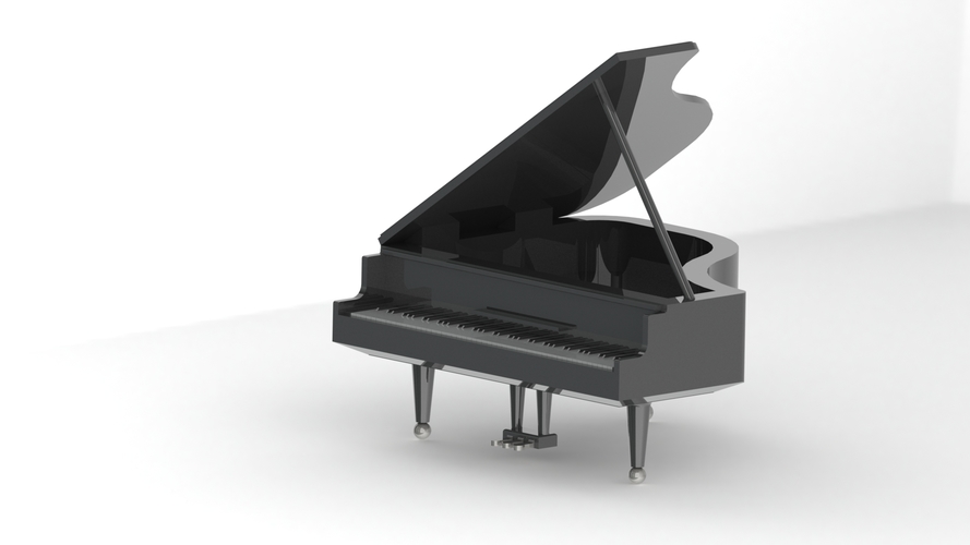 Grand Piano 3D Print 227317