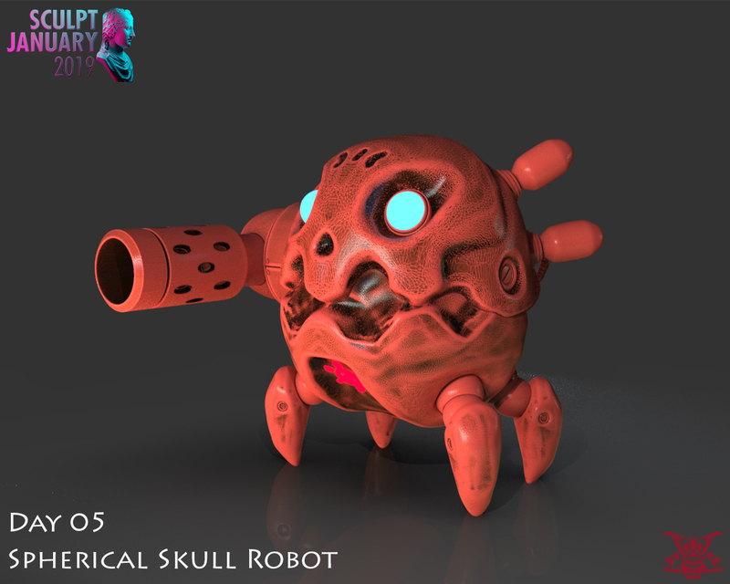 Robot Skull