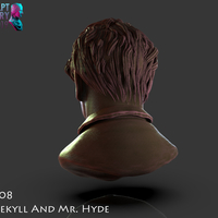 Bust of Dr Jekyll and Mr Hyde - Thumbnail 6
