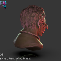 Bust of Dr Jekyll and Mr Hyde - Thumbnail 7
