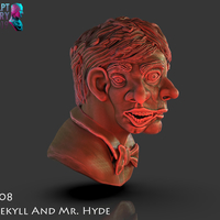 Bust of Dr Jekyll and Mr Hyde - Thumbnail 8