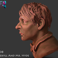 Bust of Dr Jekyll and Mr Hyde - Thumbnail 10