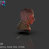 Bust of Dr Jekyll and Mr Hyde - Thumbnail 14