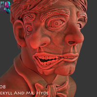 Bust of Dr Jekyll and Mr Hyde - Thumbnail 15